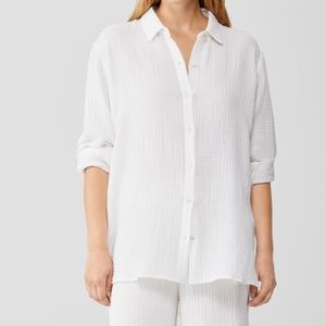 Eileen Fisher White Blouse